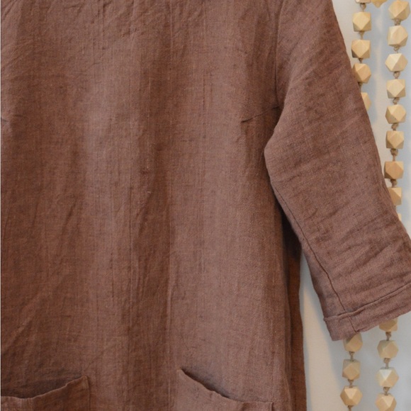 Pyne & Smith 100% Linen Shift Dress - Picture 2 of 5